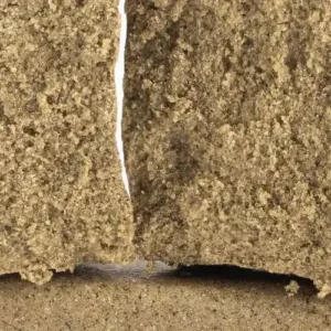 La mousse hash closeup