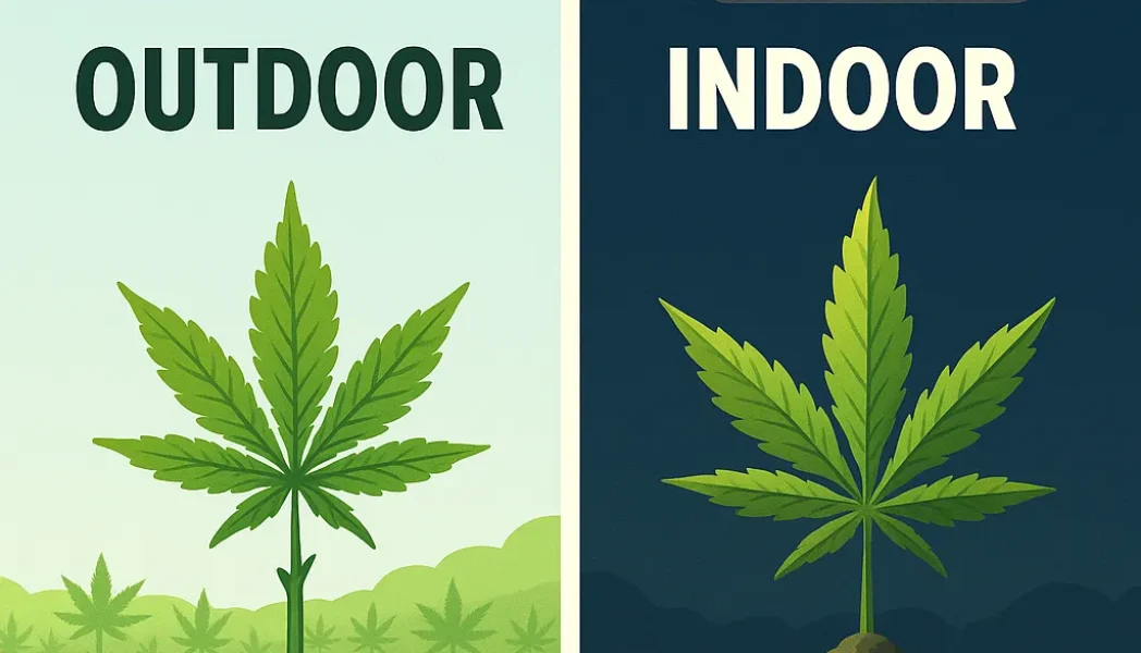 Indoor vs. outdoor cannabis