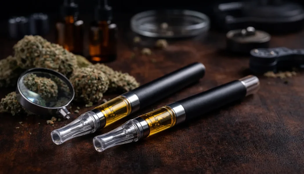 THCA Vape mit Cannabis-Extrakt als Beispiel für Qualität und Sicherheit
