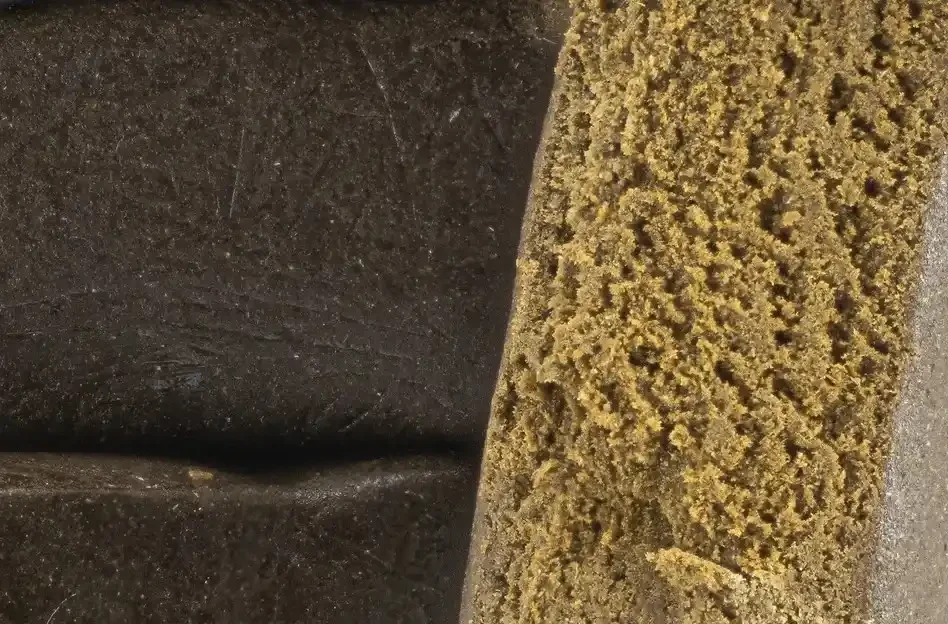 Dry Static Hash THCA Close-up