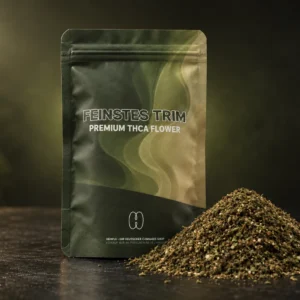 THCA trim / small buds und verpackung