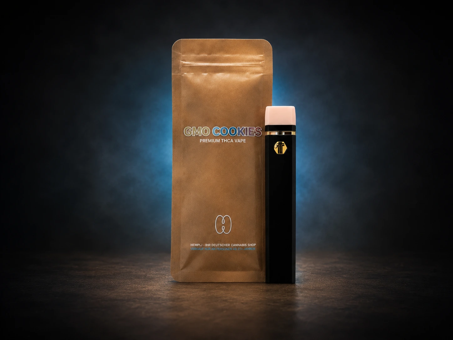 Thca vape - gmo cookies und verpackung