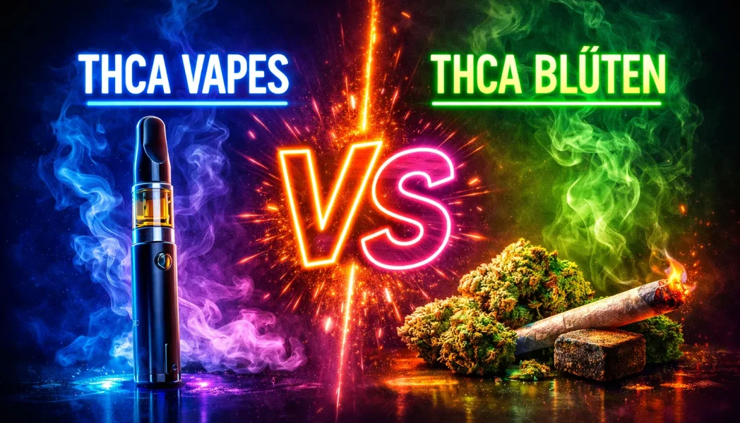 THCA Vape vs THCA Blüten Vergleich