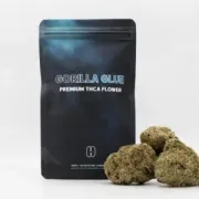 Gorilla glue / GG4 - THCA-blüten und verpackung