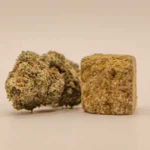 THCA - Silver Haze blüten und Ketama Hash