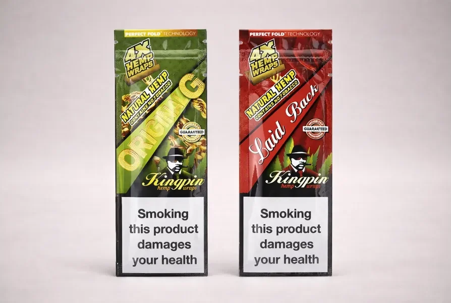 Kingpin Hemp Wraps – Hemp Blunt Wraps | 4 Wraps