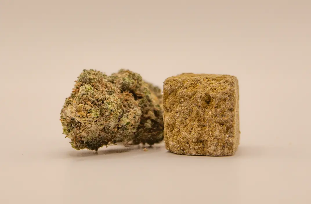 THCA - Silver Haze blüten und Ketama Hash