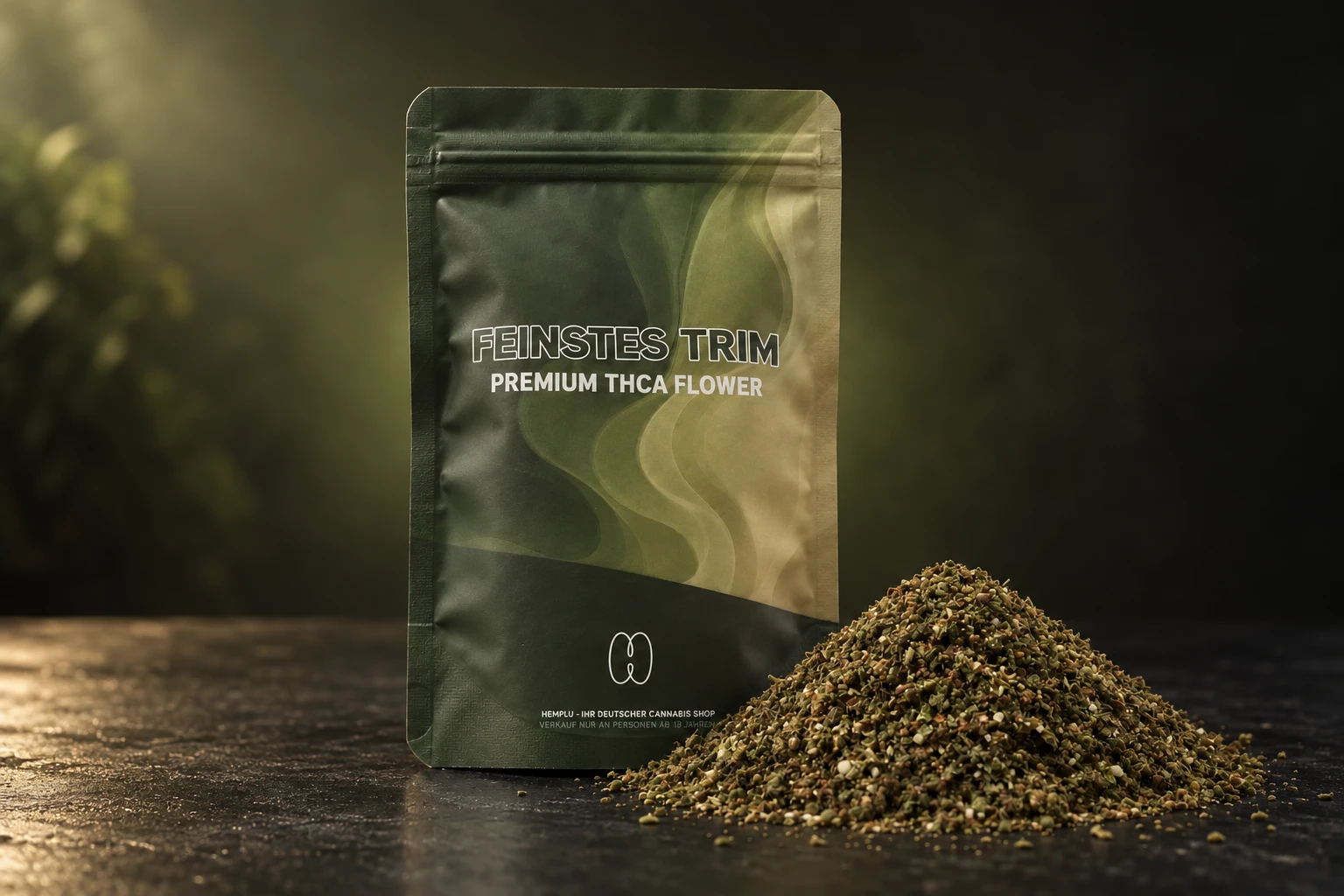 THCA trim / small buds und verpackung