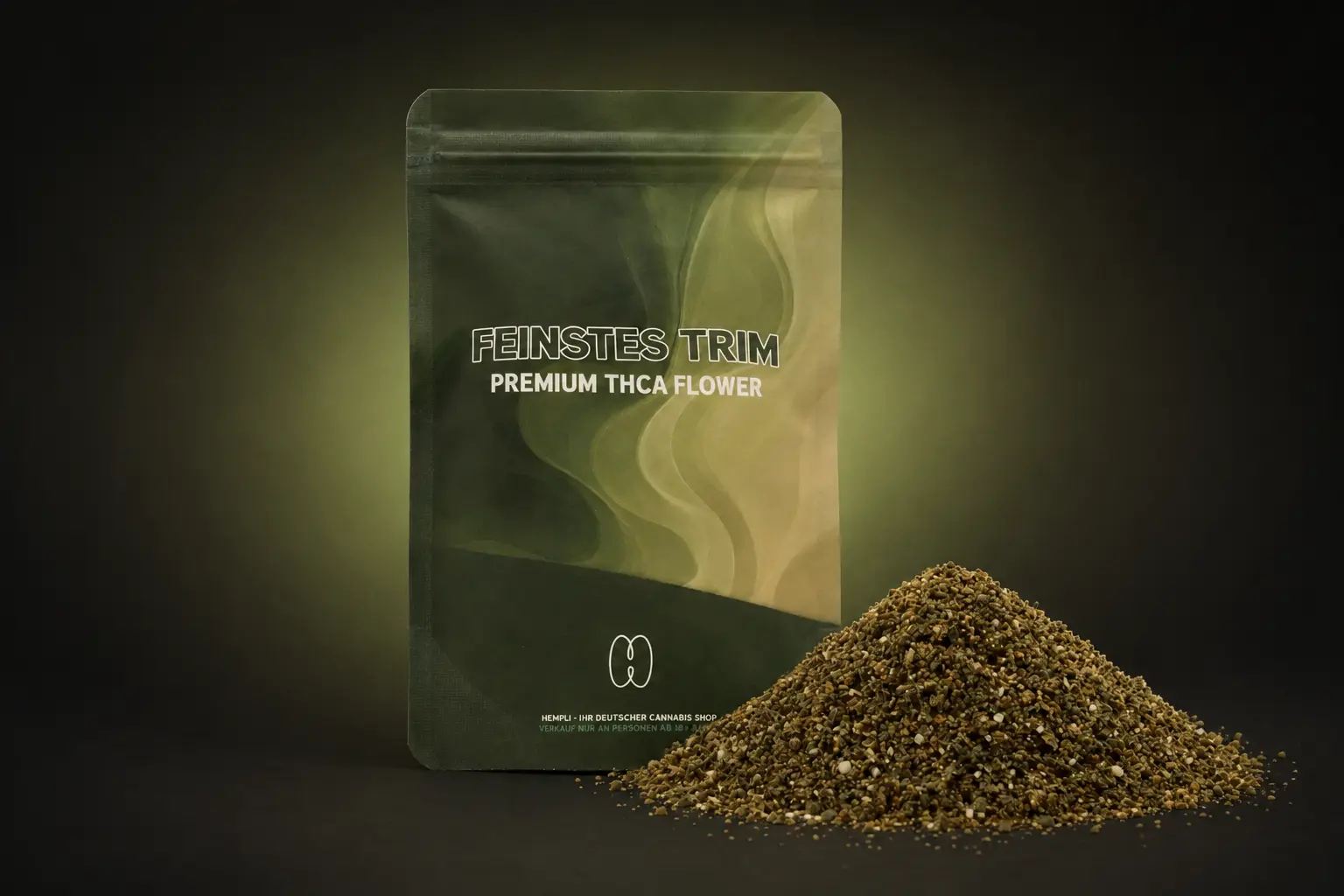 THCA trim / small buds und verpackung