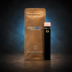 Thca vape - gmo cookies und verpackung