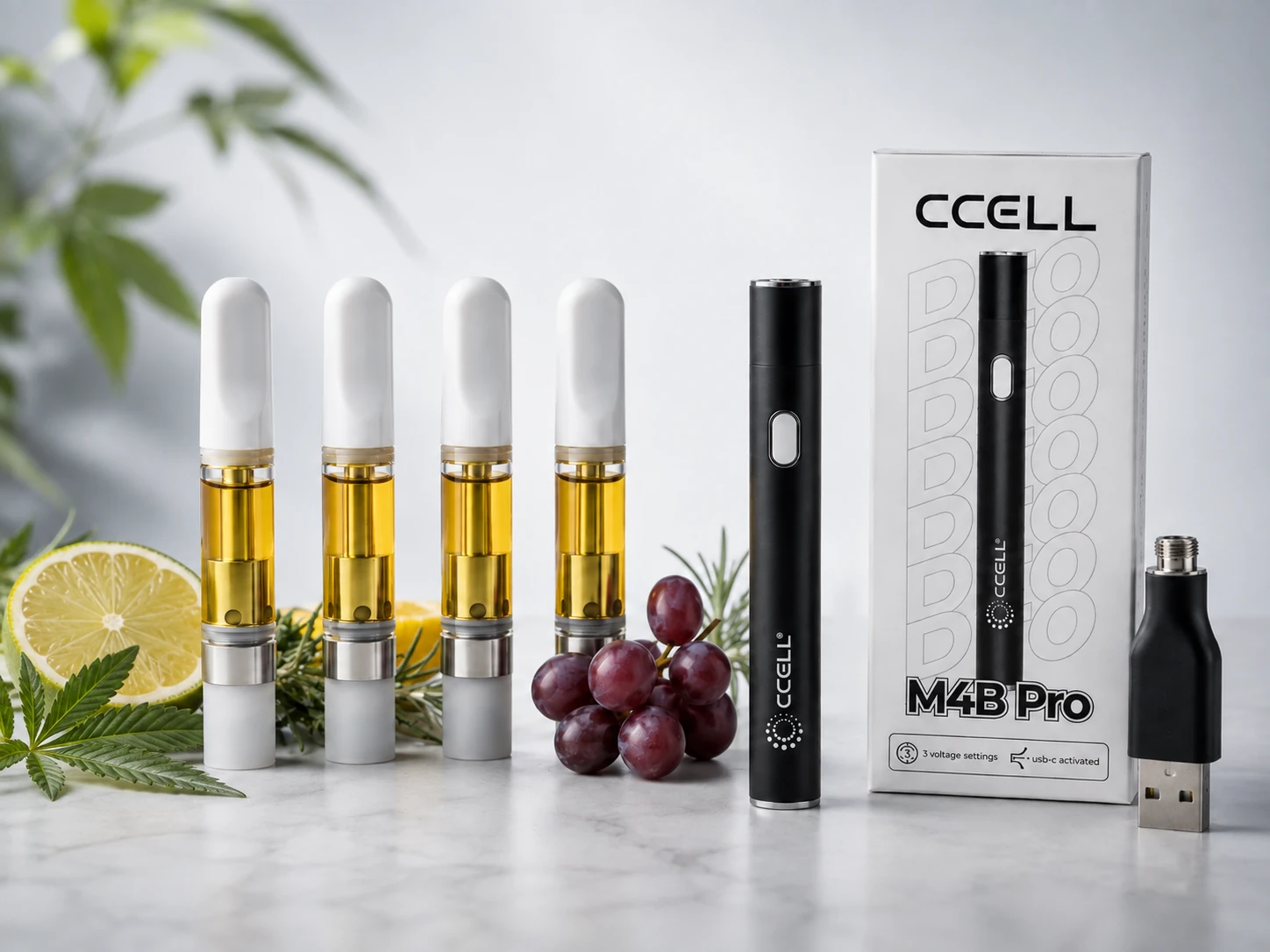 Kartusche + Batteri | THCA vape Starter Kit