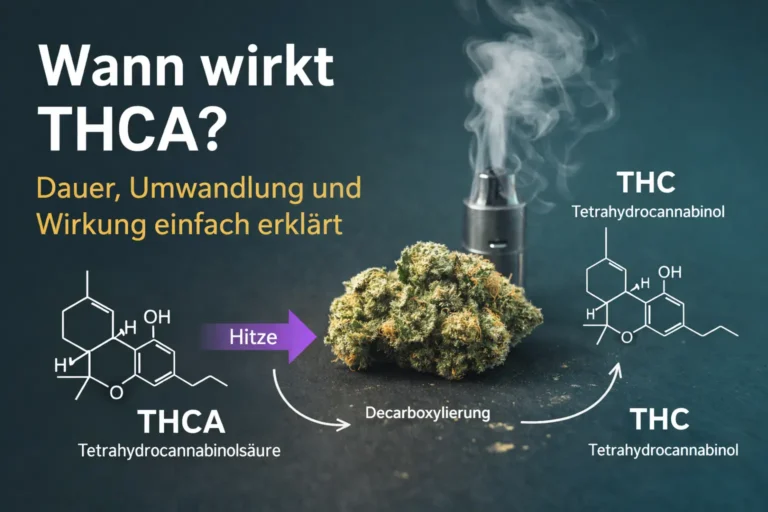 Wann wirkt THCA