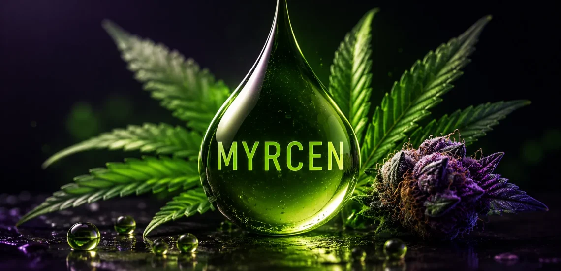 Myrcen Terpen – natürliches Cannabis-Terpen mit erdigem, fruchtigem Aroma