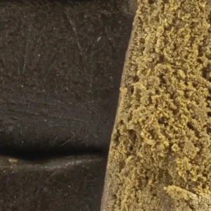 Dry Static Hash THCA Close-up